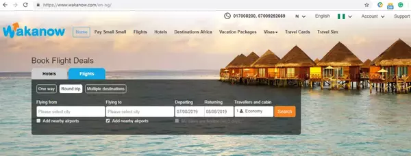 flight booking sites in nigeria