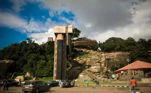 olumo rock one of tallest mountains in Nigeria