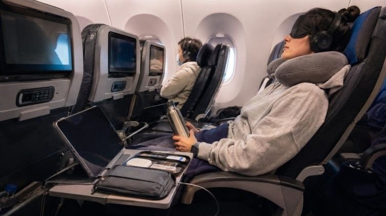 Arrive Refreshed With Long Flight Essentials for Economy