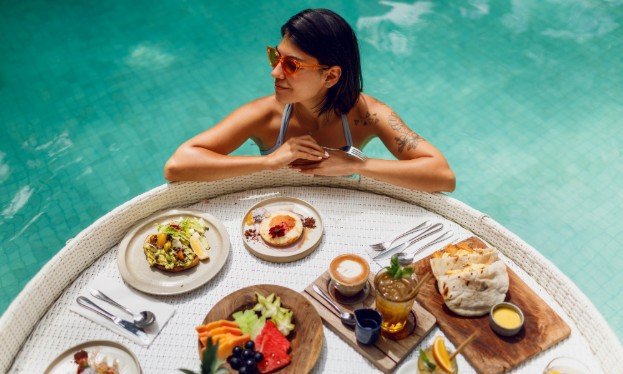 Plan a floating breakfast or beachfront dinner