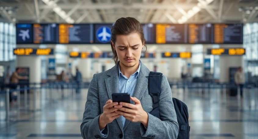 Wrong Airport Trouble